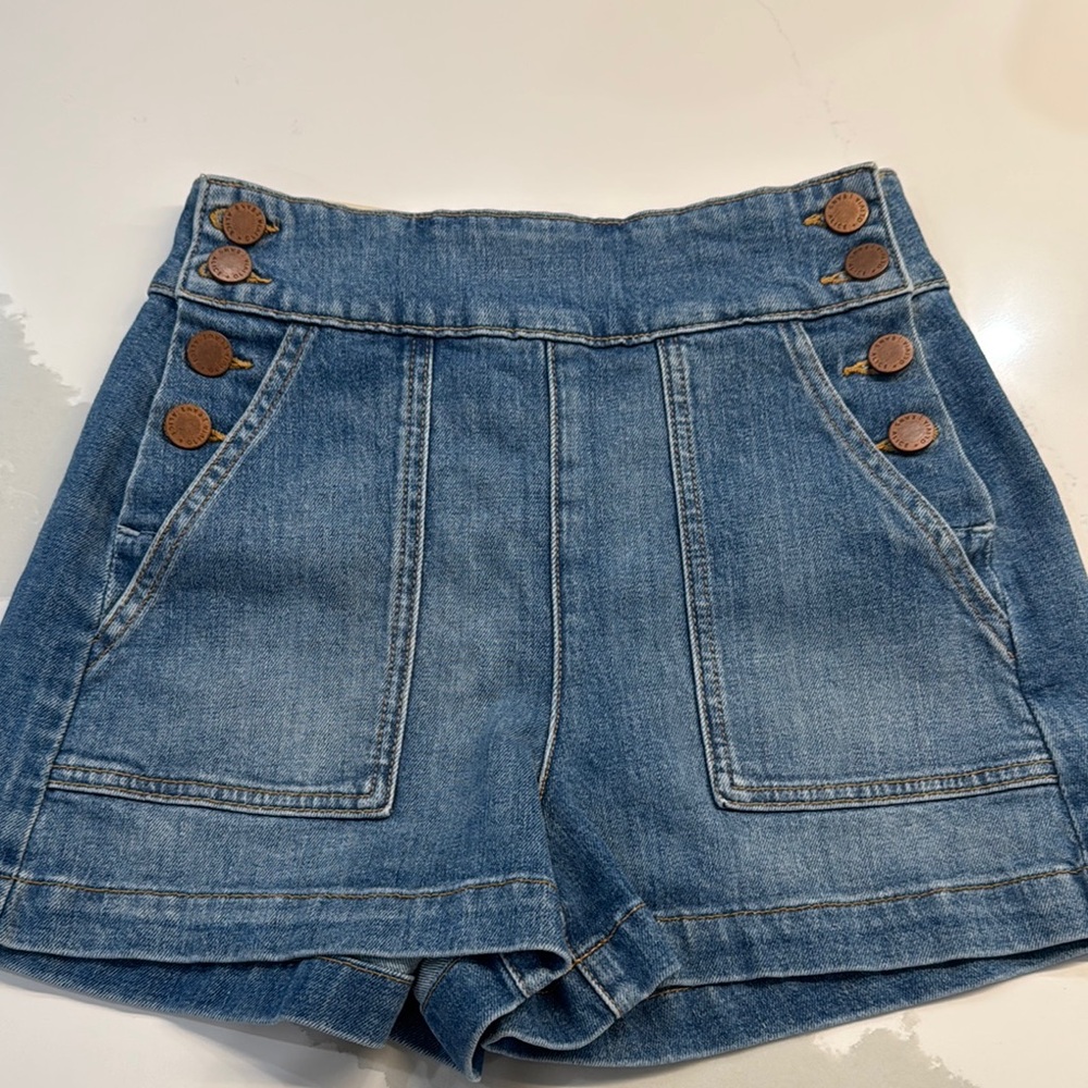Alice + Olivia Blue Shorts
